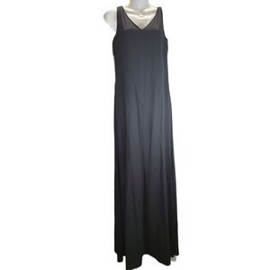 DONCASTER COLLECTION silk dressy black maxi 6